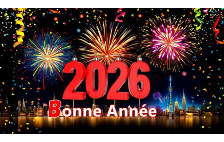 Meilleurs voeux 2026 et surtout une très bonne santé à vous et  vos proches